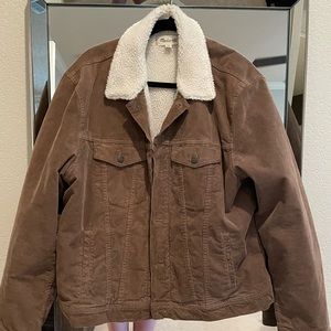 Madewell Men’s XL corduroy tan jacket